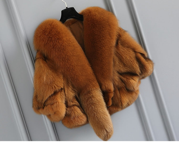 Ladies Fox Fur Coat