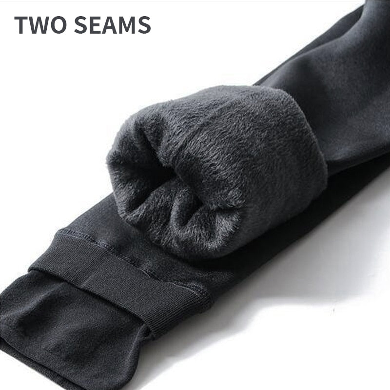 CHRLEISURE 8 Colors S-XL Winter Cashmere Leggings Woman Warm Big Size Faux Velvet Knitted Thick Slim Super Elastic Leggings