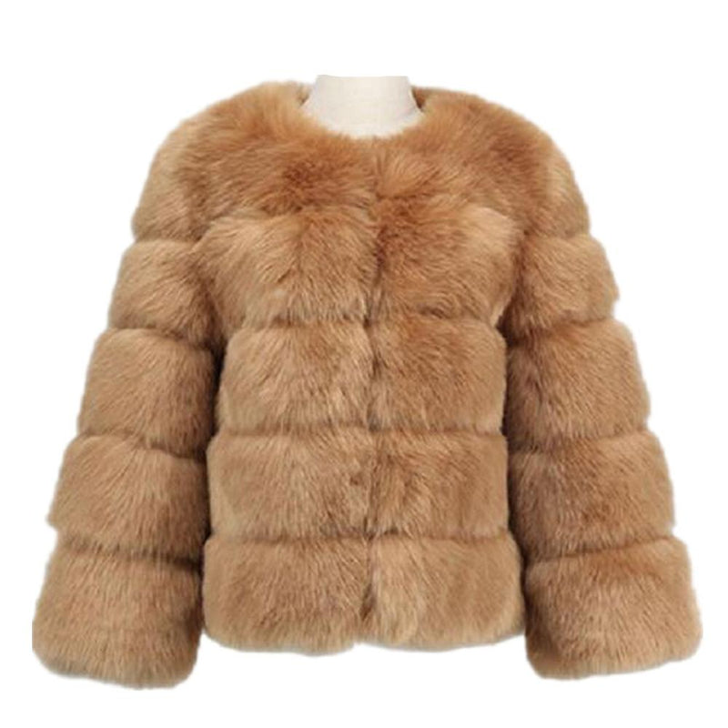 Lisa Colly Faux Fur Short Coat