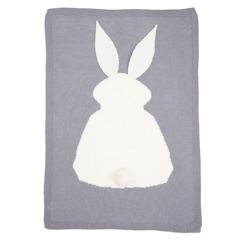 1pc Baby Blankets Swaddle Baby Wrap Knitted Blanket For Kid Rabbit Cartoon Plaid Infant Toddler Bedding Swaddling Let's Make