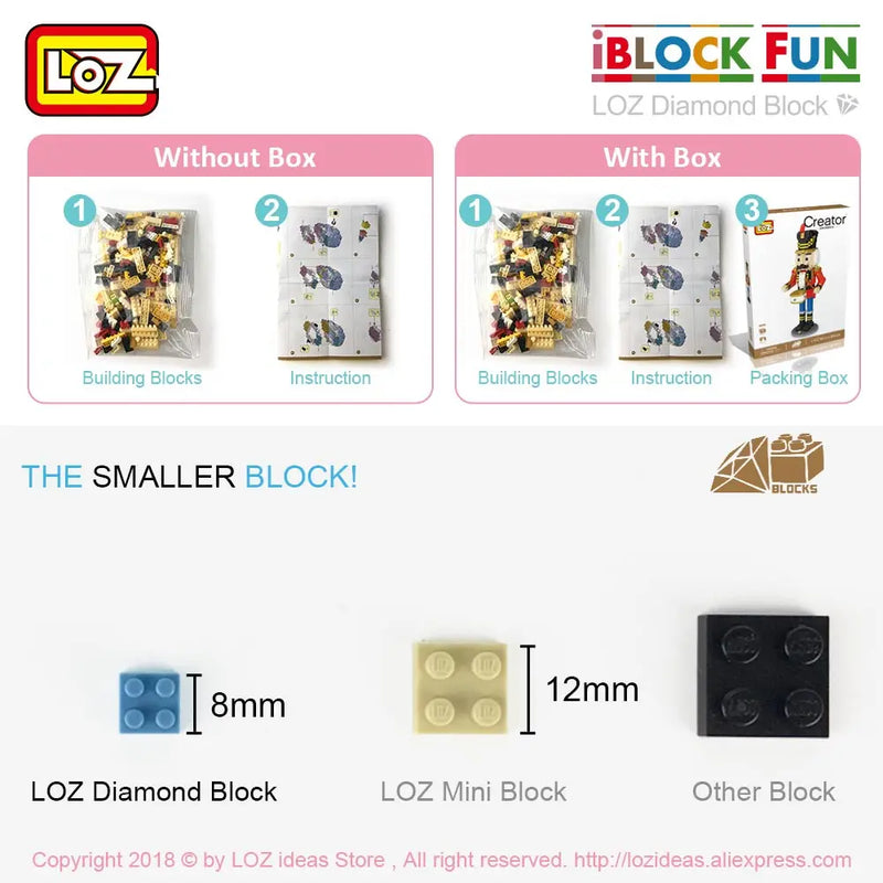 LOZ Micro Block Nutcracker
