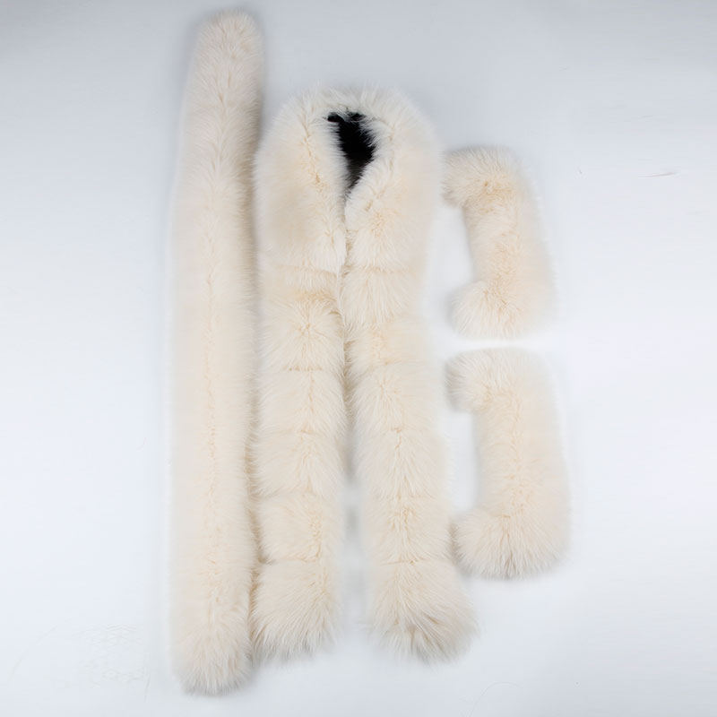 real fur women Short parka coat winter jacket real natural fox fur coat thick warm fur parkas