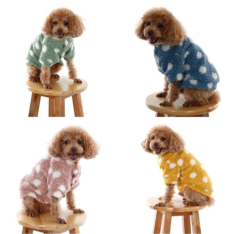 Winter Dog Clothes Warm Fleece Puppy Outfit Chihuahua Pet Clothing For Small Dogs Coat Hoodie Pet Clothes Sweater Jacket