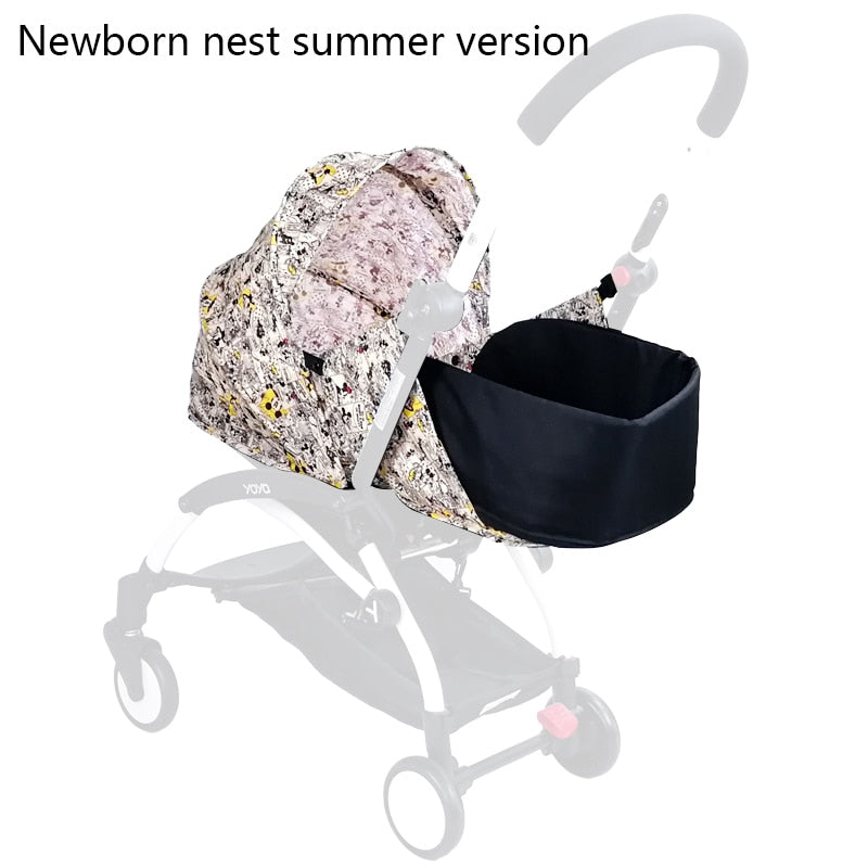 Baby Stroller Newborn Nest Summer Version Sleeping Bag Stroller Accessories For Babyzen Yoyo Yoyo+ Yoya Summer and Winter Basket