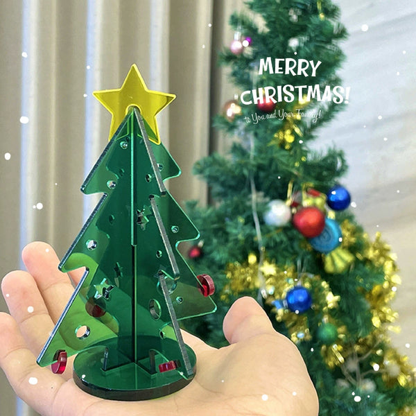 Mini Acrylic Christmas Tree Decoration