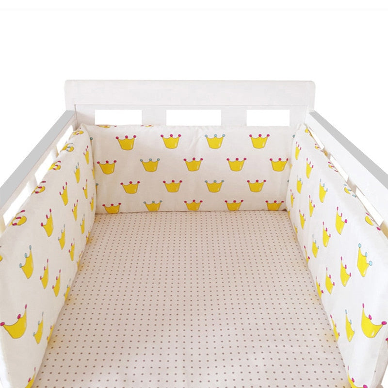 Baby Crib Bumper Cotton Thicken One-piece Crib Around Cushion Cot Protector Pillows Newborns Room Bedding Decor room decoration