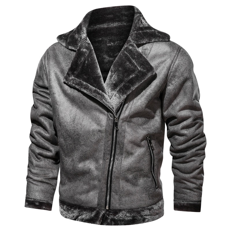 Brand Mens Retro PU Jackets 2020 Men Slim Fit Motorcycle Leather Jacket Fashion Outwear Male Warm Bomber Military Outdoor Coats