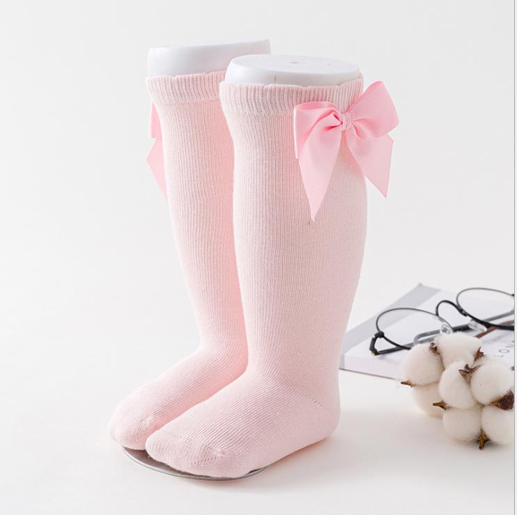 Lioraitiin Baby Girl Socks w/Bows