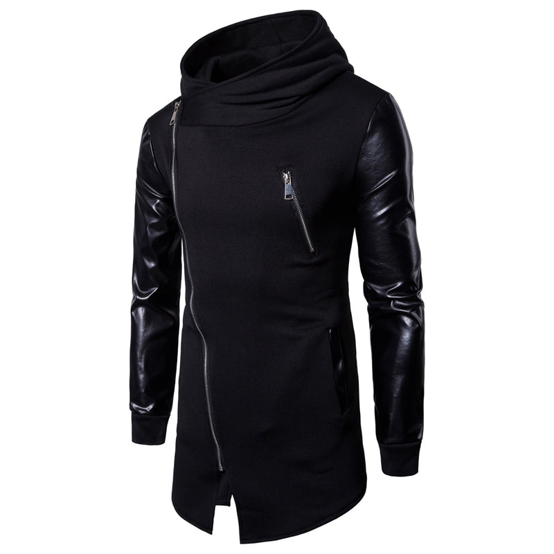 Hoodeds MOOWNUC Autumn 2020 New Hoodies Hombre Casual Streetwears Long Men's Clothes  Solid Hats Fashion Street dress New 2019