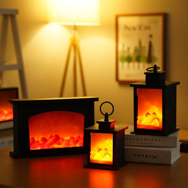 Romantic Portable USB Powered Fashion Flame Effect Night Light  Bar LED Simulation Fireplace Light Living Room Home Decor