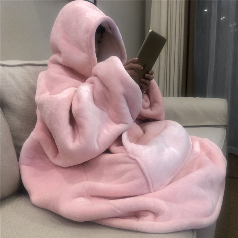 Over Sized Blanket Hoodie - Fleece